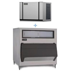 Ice-O-Matic CIM0530FA/B1600-60 Air Cooled Ice Machine with Bin - Full Cube - Self-Contained Condenser
