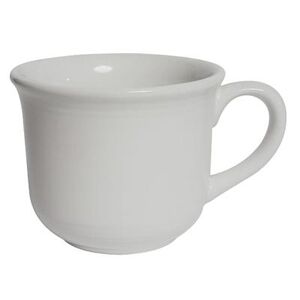 Tuxton CWF-0702 8 oz Concentrix Cup - Ceramic, White
