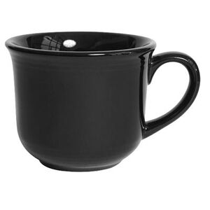 Tuxton CBF-0702 8 oz Concentrix Cup - Ceramic, Black