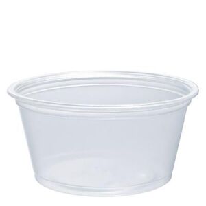 Dart 200PC 2 oz Portion Container - Plastic, Clear