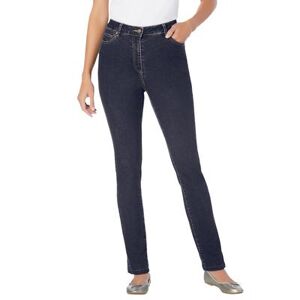 Woman Within Plus Size Women's Stretch Slim Jean by Woman Within in Indigo (Size 30 W)
