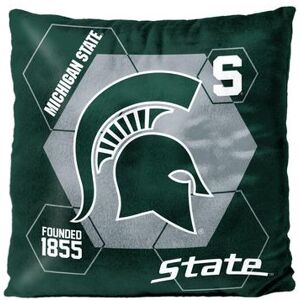 Michigan State Connector Velvet Reverse Pillow by NCAA in Multi