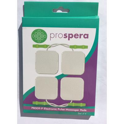 Prospera Electronics Pulse Massager Refill Pads (4) by Prospera in White