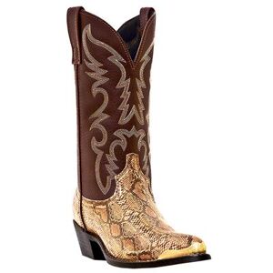 Laredo "Men's Laredo 12"" Snake Print Boots by Laredo in Brown (Size 10 1/2 M)"