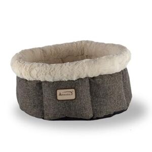 Armarkat Cozy Cat Bed In Beige And Gray C105Hhs/Mb Cat Bed by Armarkat in Beige Gray