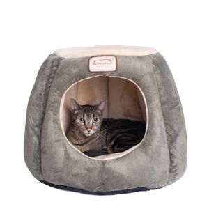 Armarkat Cat Cave Shape Pet Bed With Anti- Slip Waterproof Base by Armarkat in Beige