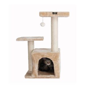 Armarkat "Classic Real Wood 32"" Cat Tree by Armarkat in Beige"