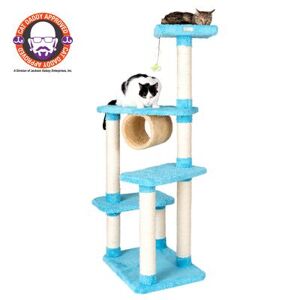 Armarkat "Real Wood 61"" Cat Climber Junggle Tree With Platforms by Armarkat in Sky"