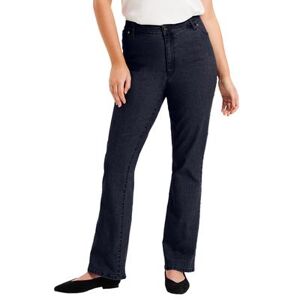 June+Vie Plus Size Women's June Fit Bootcut Jeans by June+Vie in Dark Wash (Size 12 W)