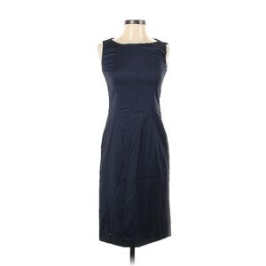 Boss by HUGO BOSS Casual Dress: Blue Dresses - Women's Size 2