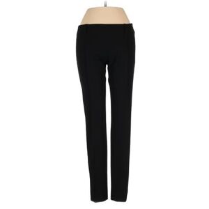 Balenciaga Dress Pants - Mid/Reg Rise Straight Leg Slim: Black Bottoms - Women's Size X-Small