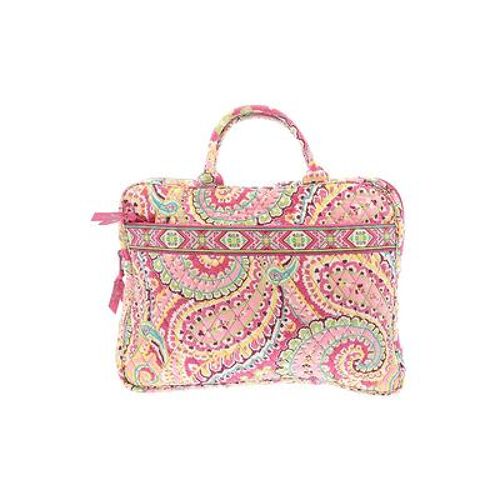 Vera Bradley Laptop Bag: Quilted Pink Print Bags - Paisley Wash