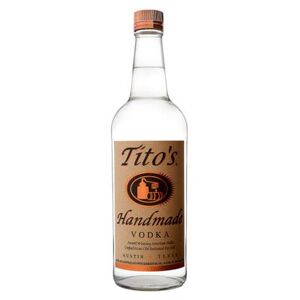 Tito's Handmade Vodka with Red, White & Blue Bottle Bag Vodka - US