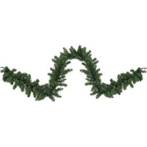 Northlight 9' Pre-Lit Led Canadian Pine Artificial Christmas Garland with Timer - Multi Lights - Green