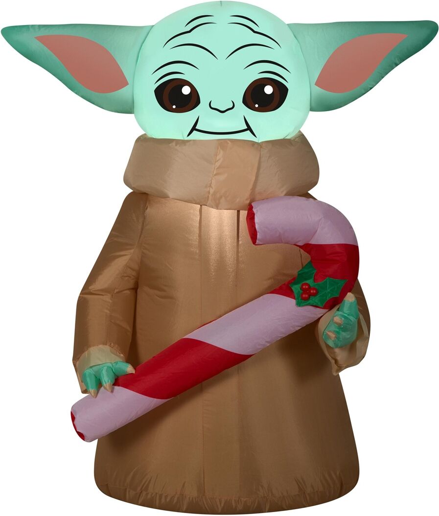 National Tree Company 3.5' Inflatable Baby Yoda - Green