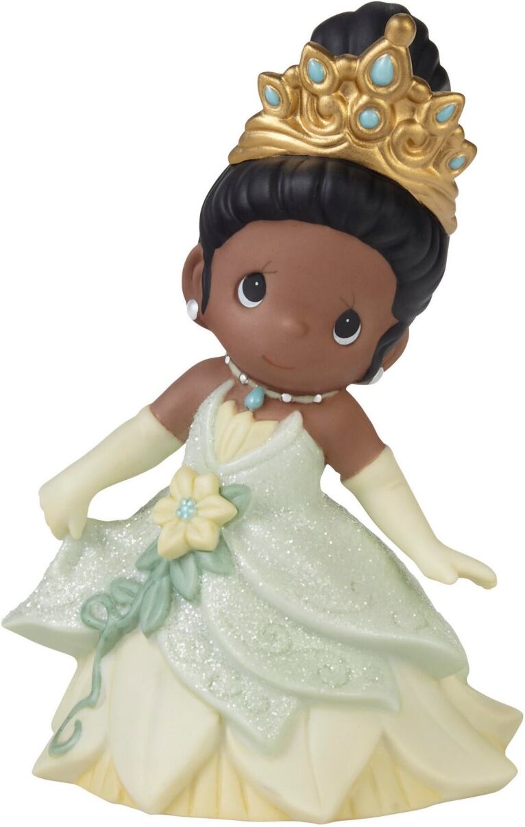 Precious Moments Happily Ever After Disney Tiana Bisque Porcelain Figurine - Multicolored