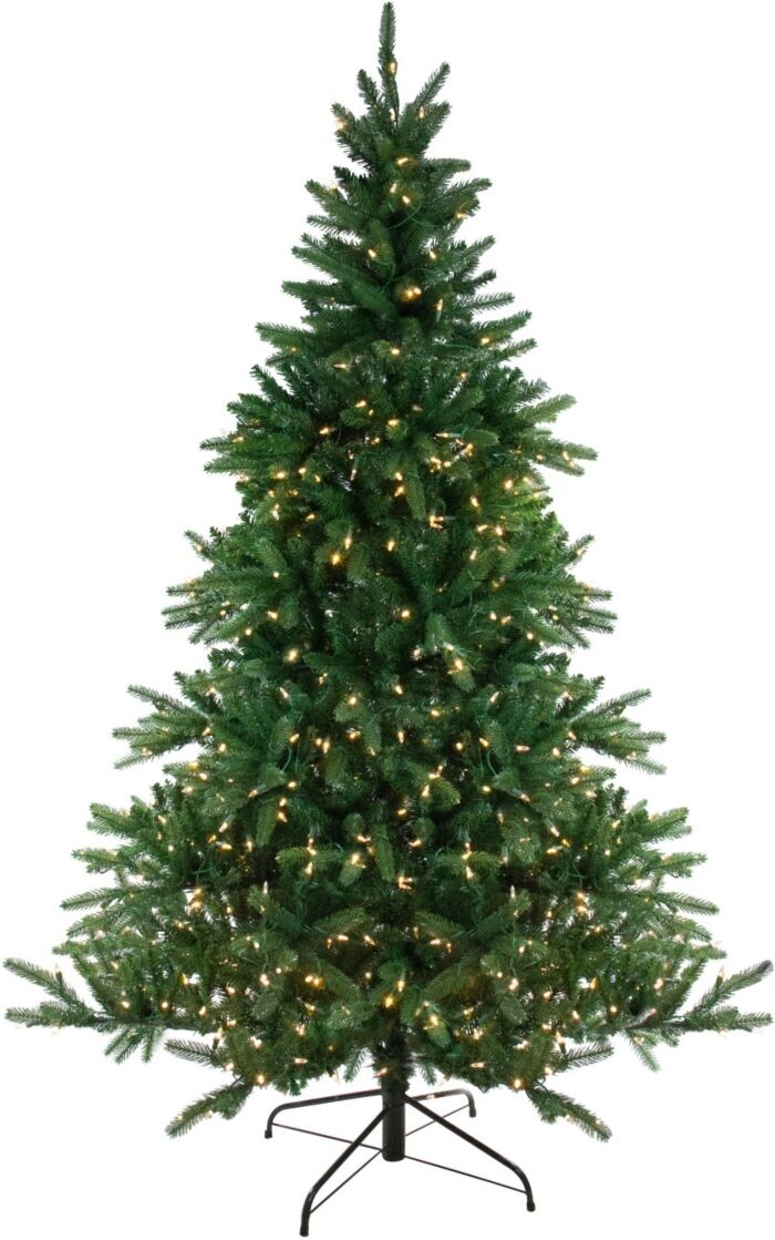 Northlight 9' Pre-Lit Led Instant Connect Noble Fir Artificial Christmas Tree - Dual Lights - Green