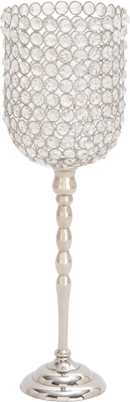 Rosemary Lane Crystal Glam Candle Holder - Clear