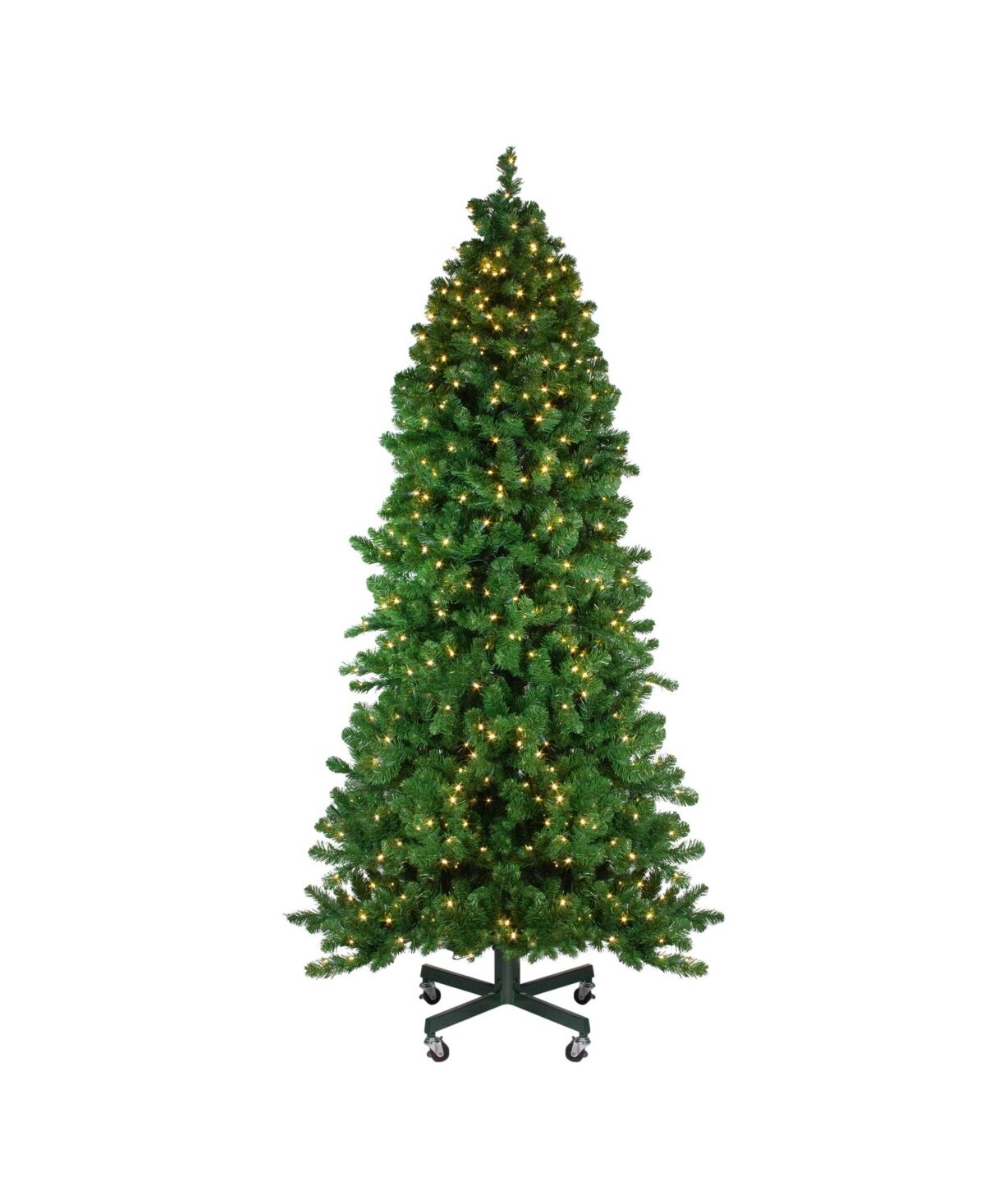Northlight 7.5' Pre-Lit Olympia Pine Artificial Christmas Tree - Warm White Led Lights - Green