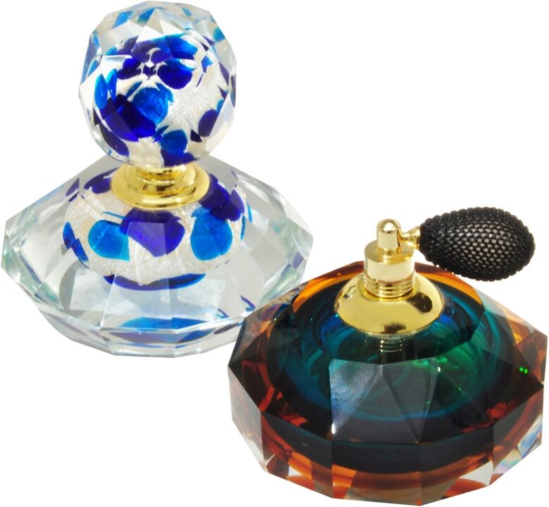 Dale Tiffany 2pc Set Columbia Perfume Bottle - Multi