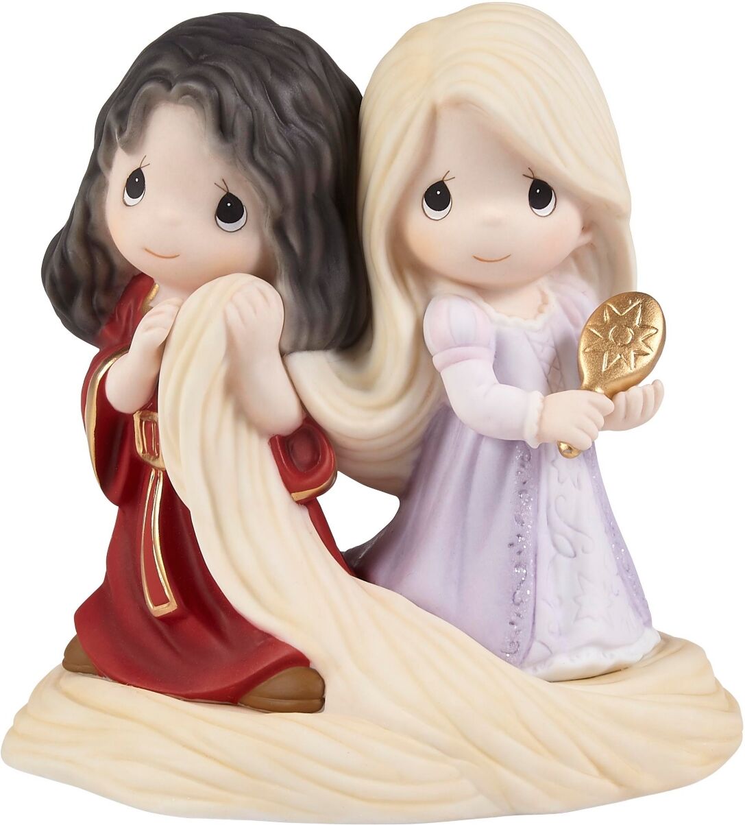 Precious Moments 221042 Disney Tangled Hold on to Your Dreams Bisque Porcelain Figurine - Multicolor