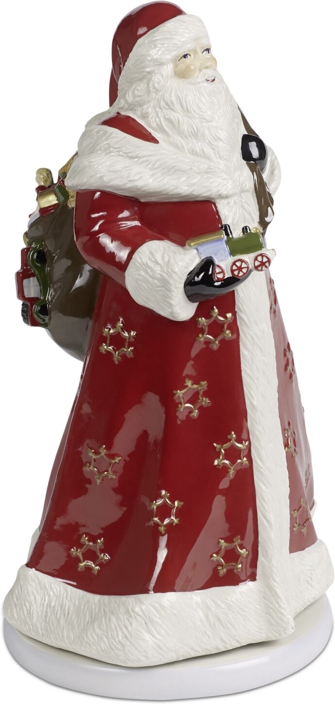 Villeroy & Boch Christmas Toy's Memory Musical Turning Santa - Multi