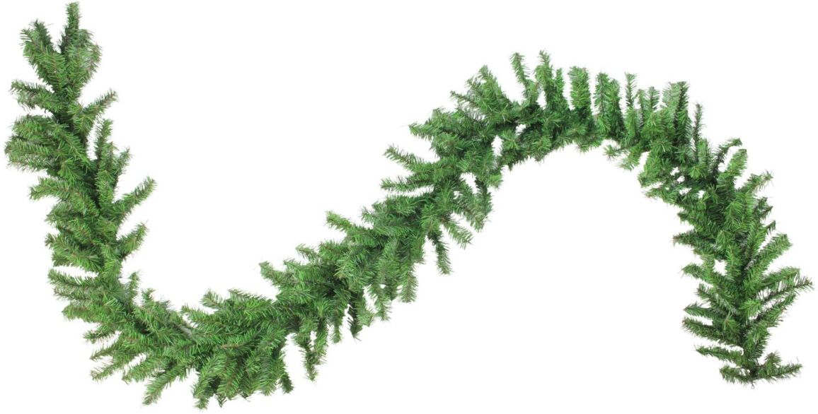 Northlight 100' Commercial Length Canadian Pine Artificial Christmas Garland - Unlit - Green