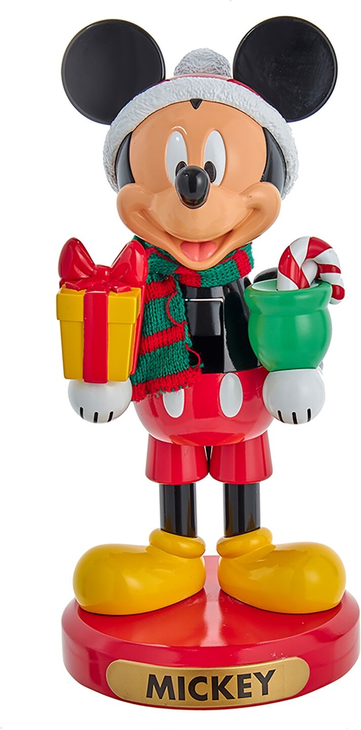 Kurt Adler Mickey Mouse with Present Nutcracker - Multi