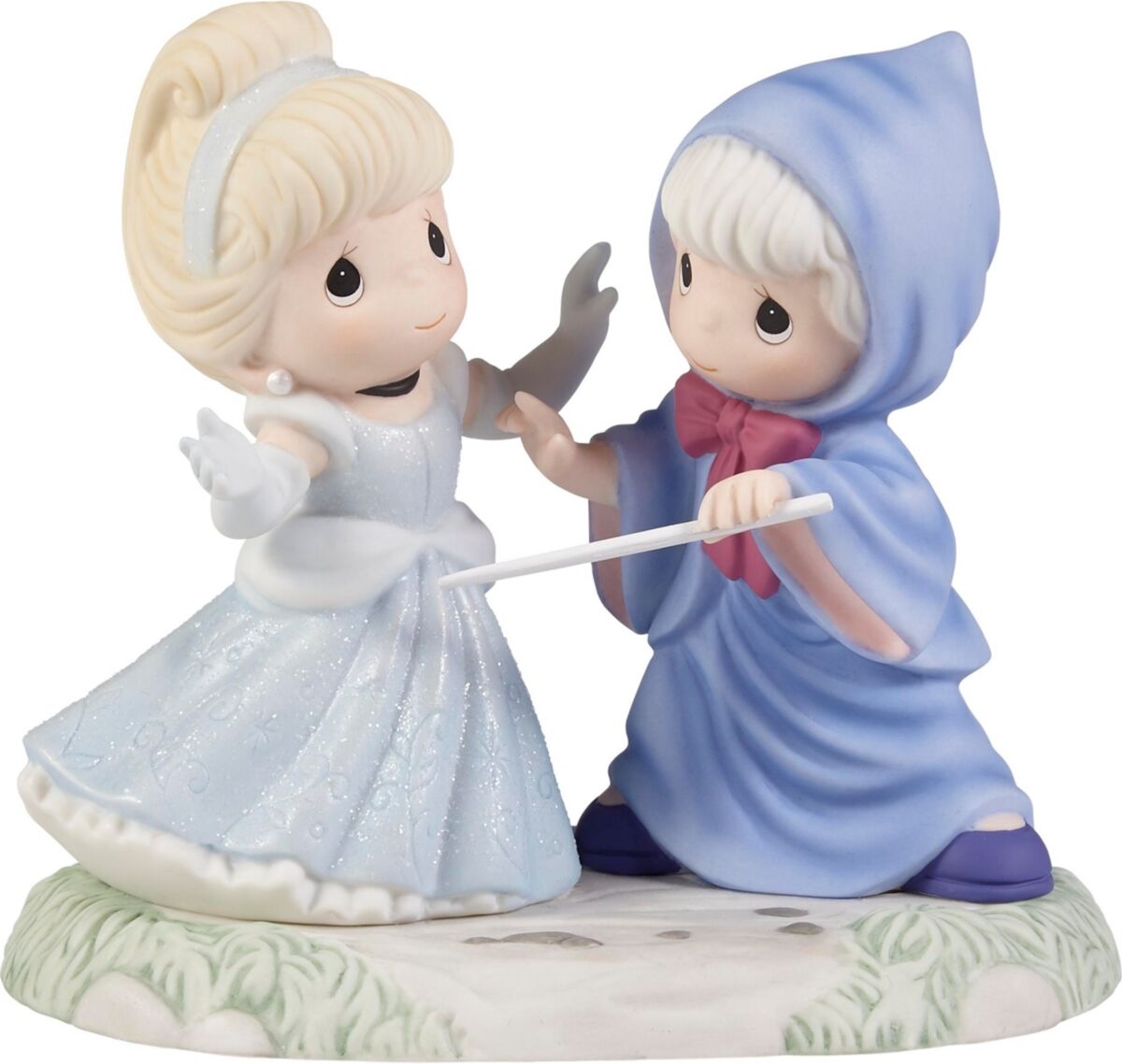 Precious Moments 221043 Disney Cinderella May All Your Dreams Come True Bisque Porcelain Figurine - Multicolor