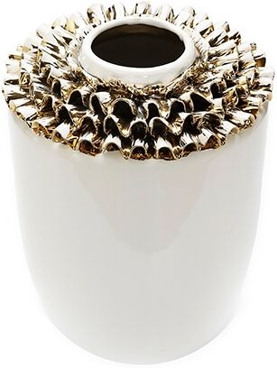 Vivience Ceramic Vase Gold-Tone Design 10