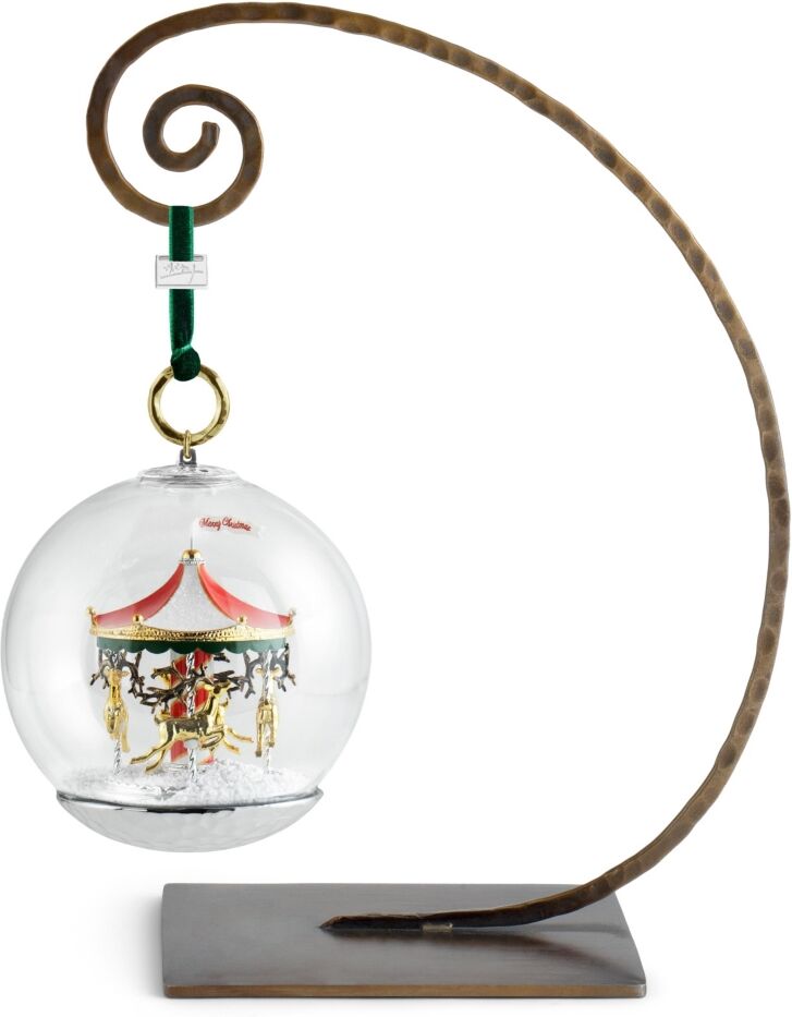 Michael Aram Merry Go Round Snow Globe Ornament