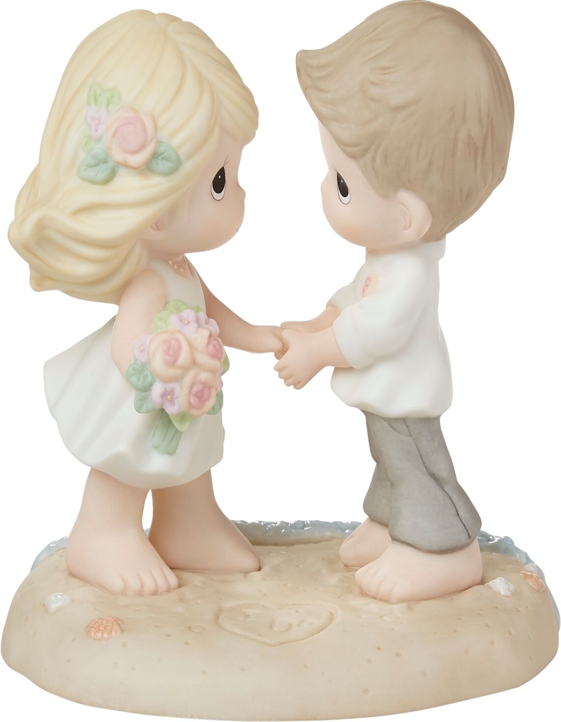 Precious Moments 222030 To Have and To Hold Bisque Porcelain Figurine - Multicolored