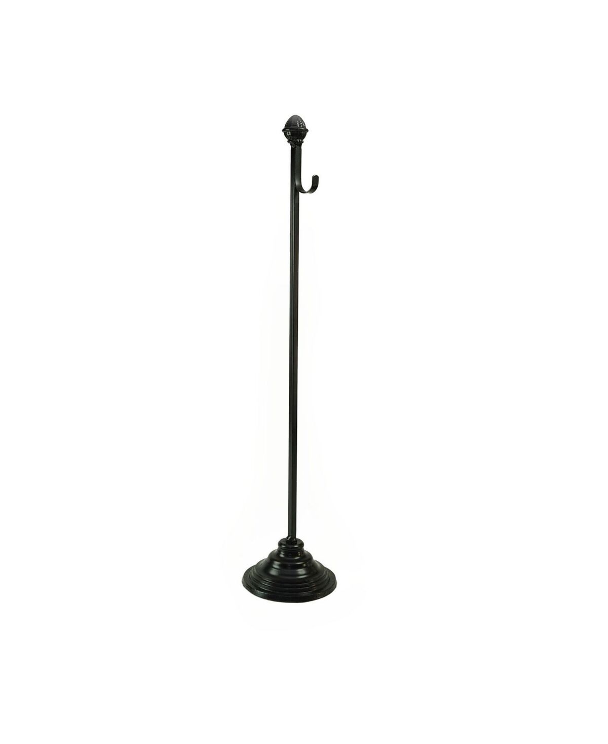 Northlight Solid Christmas Wreath Hanger Stand - Black