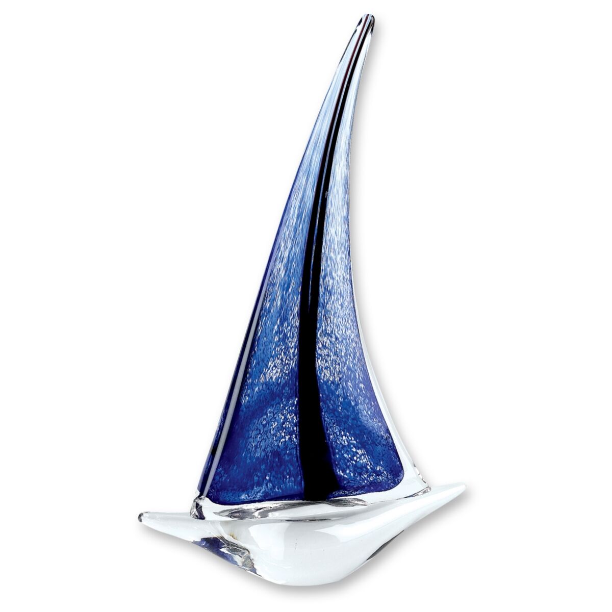 Badash Crystal Sailboat Art Glass Sculpture - Multi