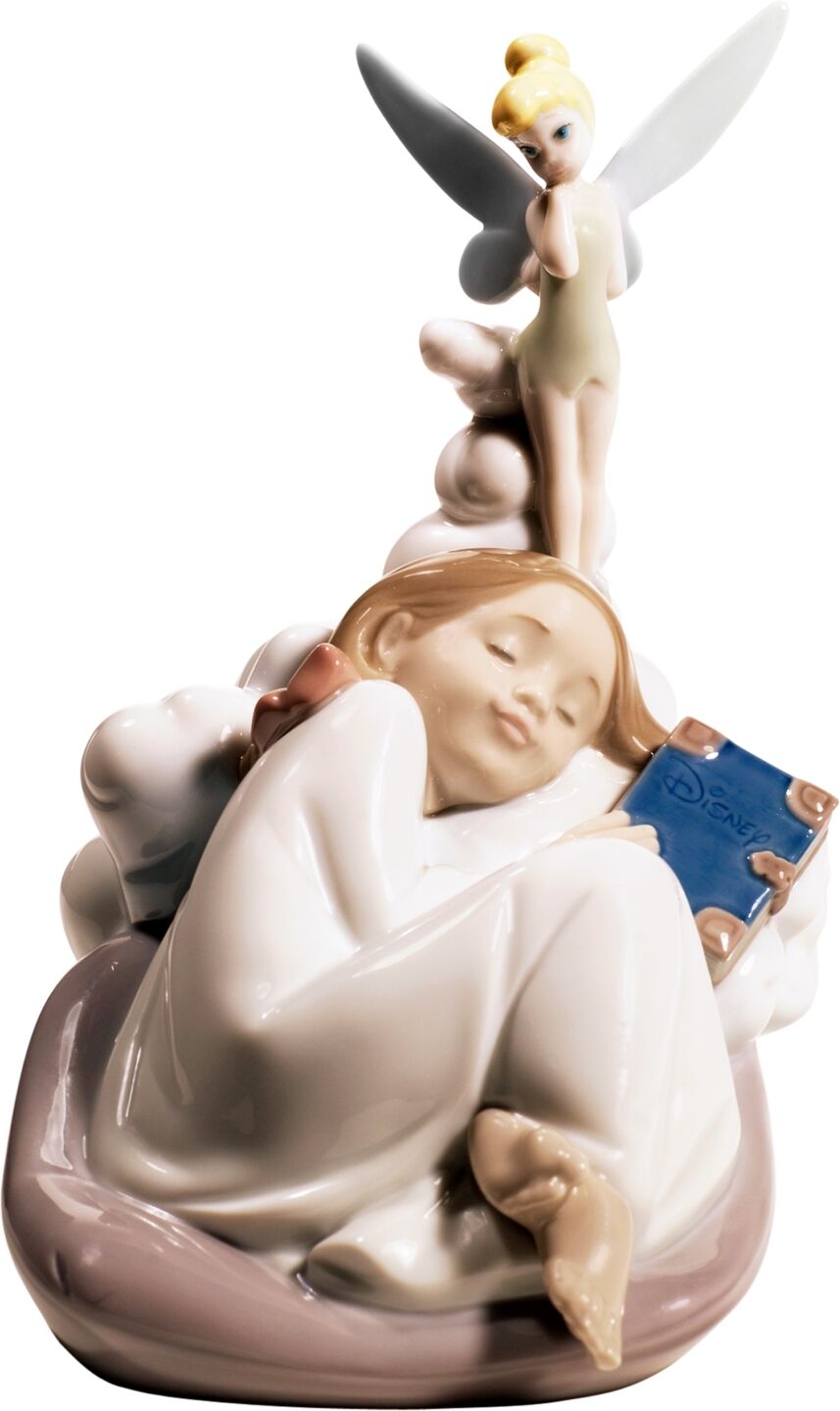 Lladro Nao by Lladro Dreaming Of Tinker Bell Collectible Disney Figurine