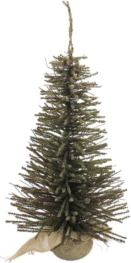 Northlight 3' Warsaw Twig Artificial Christmas Tree with Burlap Base - Unlit - Brown