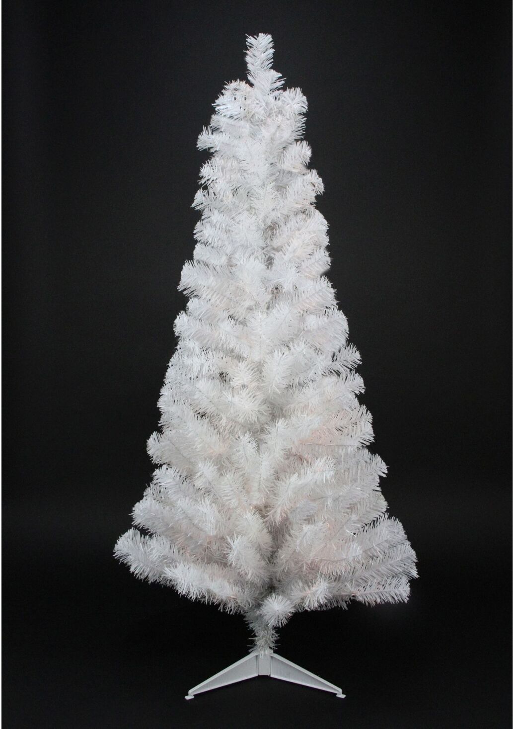 Northlight Slim Tinsel Artificial Christmas Tree-Unlit - White