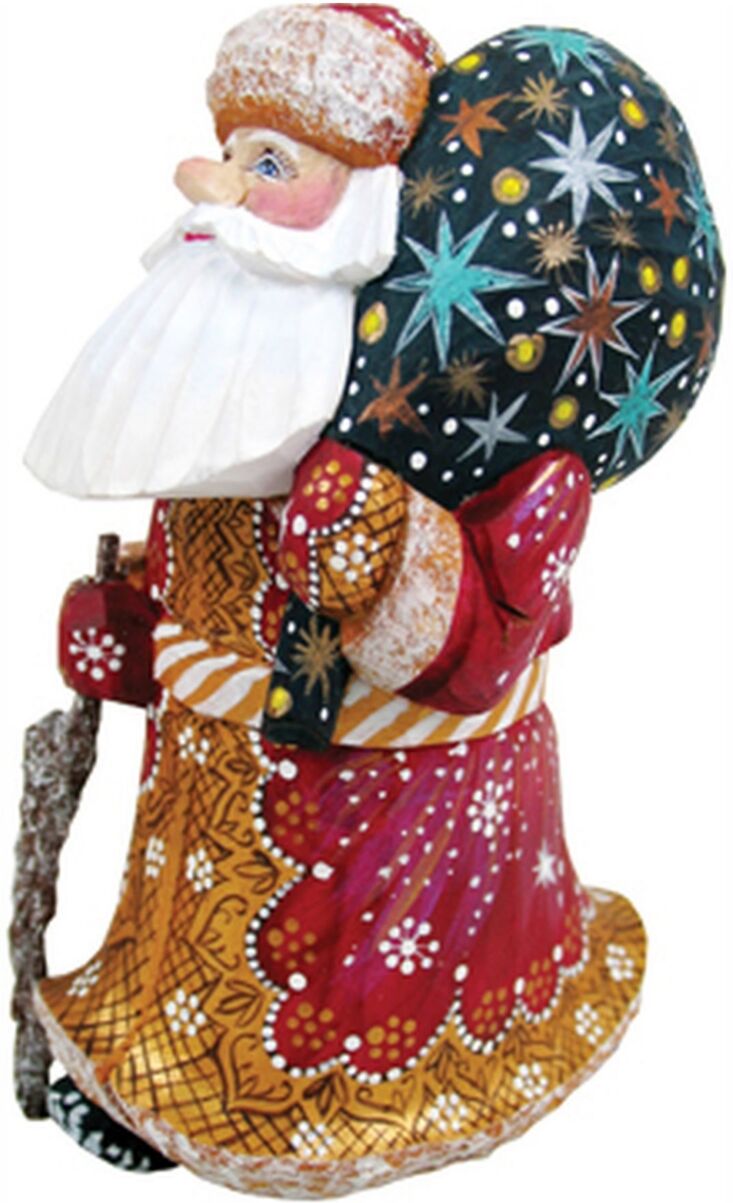 G.DeBrekht Woodcarved Hand Painted Figurine - Multi