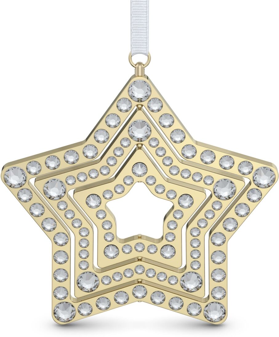 Swarovski Holiday Magic Large Star Ornament - Gold