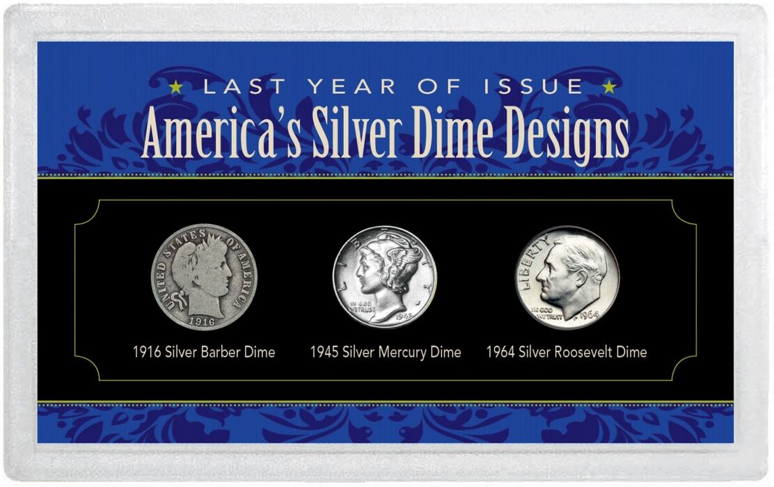 American Coin Treasures Last Year of Issue America's Silver Dimes - Multi