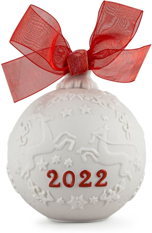 Lladro 2022 Christmas Ball (re-deco red) - Multi