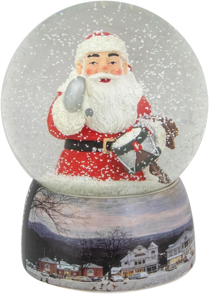 Northlight Norman Rockwell a Drum for Tommy Christmas Snow Globe, 6.5