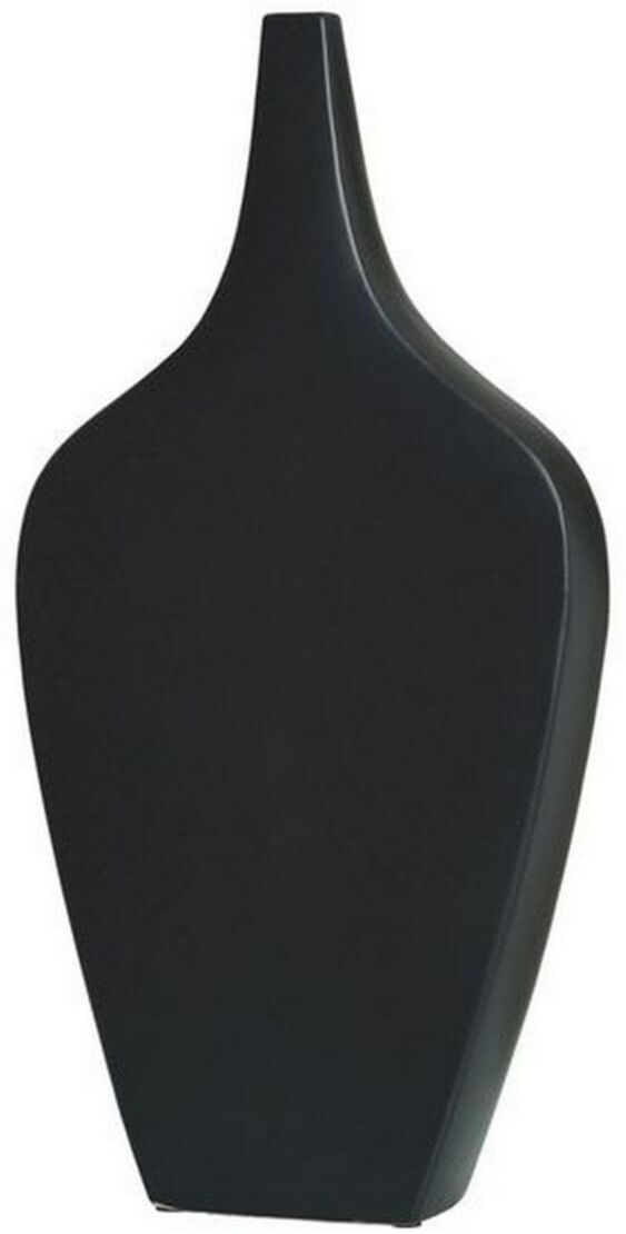 Stylecraft Home Collection StyleCraft Adonis Vase Matte Finish on Ceramic - Matte Black