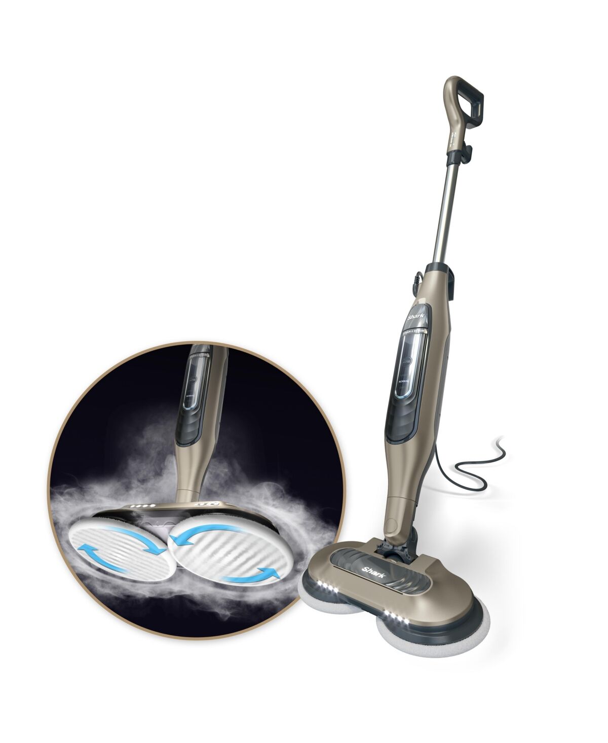 Shark Steam & Scrub All-in-One Scrubbing and Sanitizing Hard Floor Steam Mop S7001 - Taupe