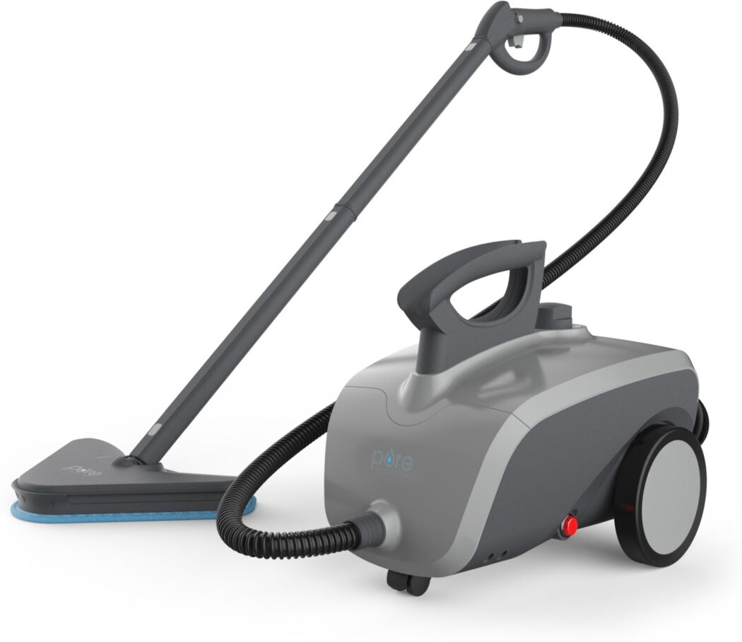 Pure Enrichment PureClean Xl Rolling Steam Cleaner - Gray