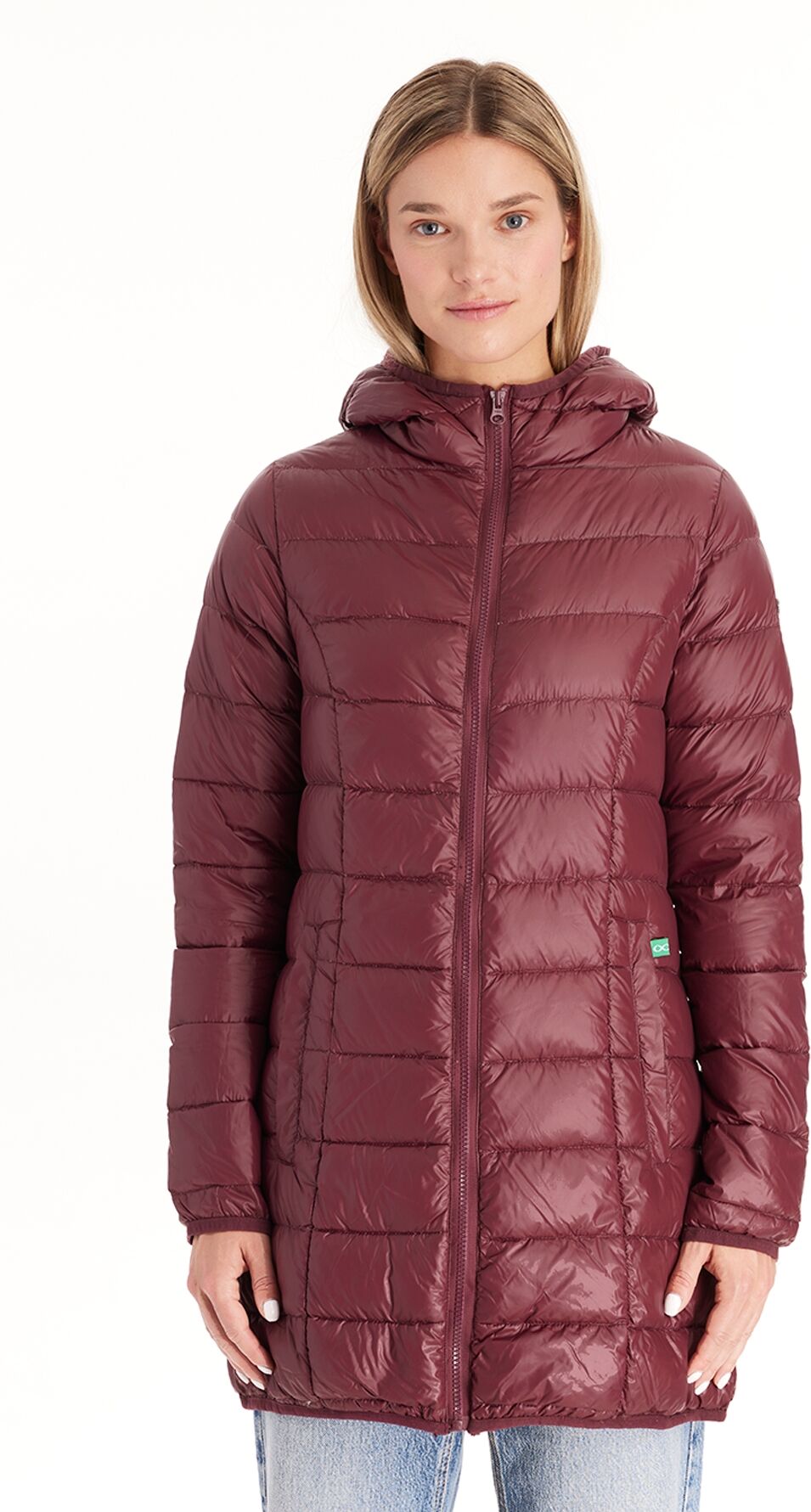 Modern Eternity Maternity Maternity Ashley - 3in1 Down Jacket - Burgundy