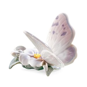 Lladro Collectible Figurine, Refreshing Pause Butterfly