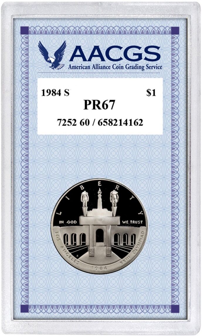 American Coin Treasures Proof Commemorative Silver Dollar Graded PR67 - Multi