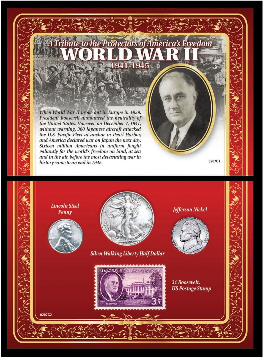 American Coin Treasures A Tribute To The Protectors of American Freedom - World War Ii 1941-1945 - Multi