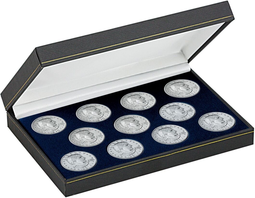 American Coin Treasures Complete Susan B. Anthony Dollar Collection in Brilliant Uncirculated Condition - Multi